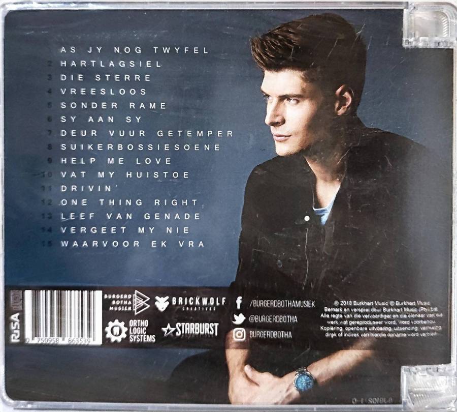 Burgerd Botha - Hartlagsiel (CD) [New]