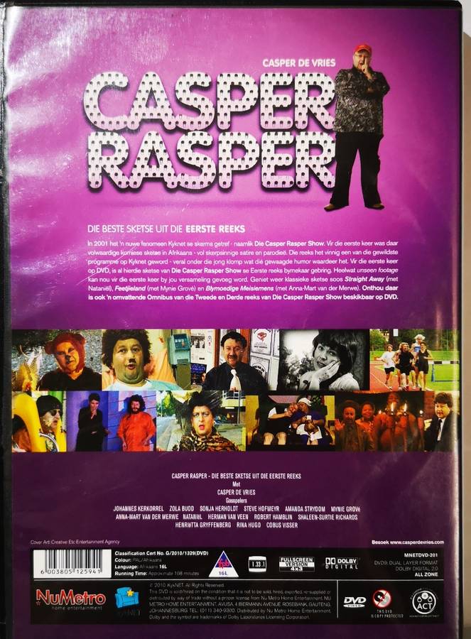 Casper de Vries - Casper Rasper 1 (DVD)