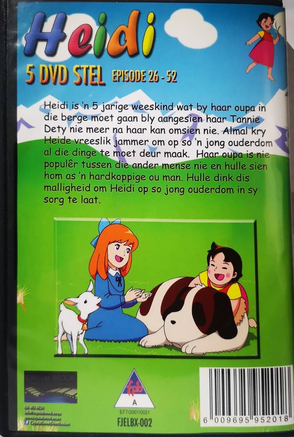Heidi Box Set 2 - Episodes 26-52 (5-DVD)