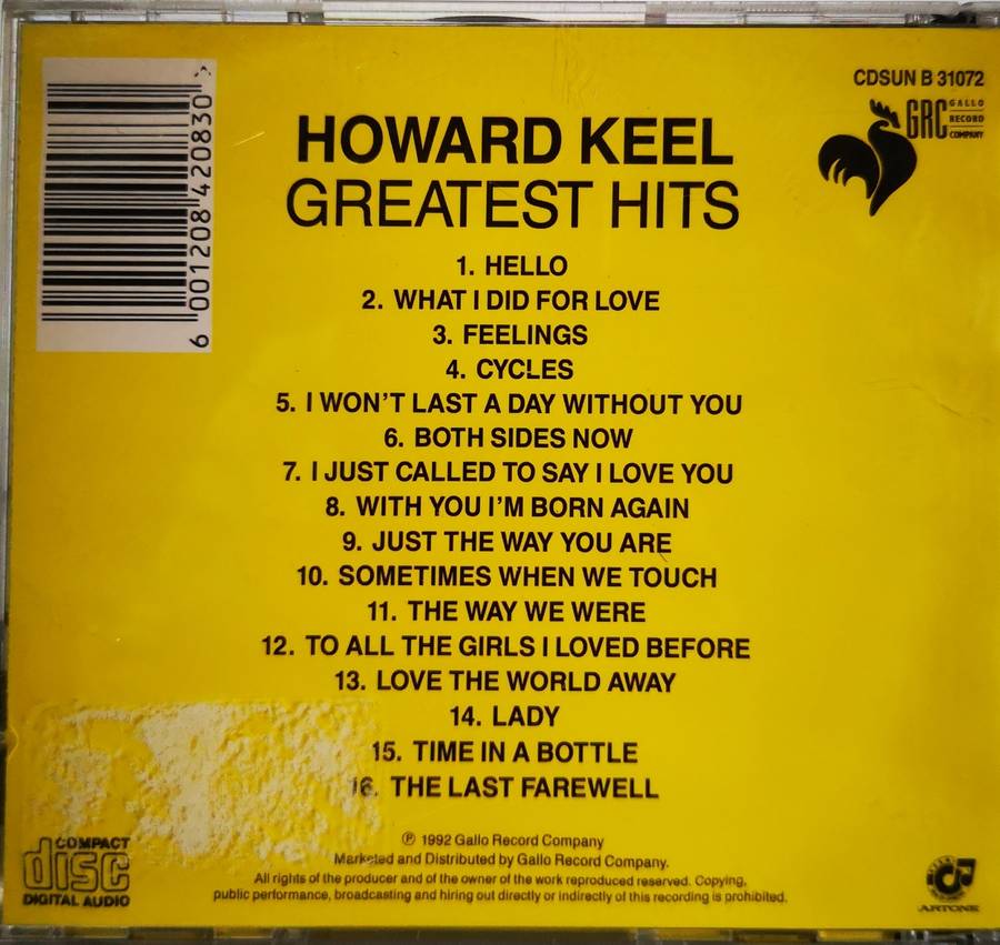 Howard Keel - Greatest Hits (CD)