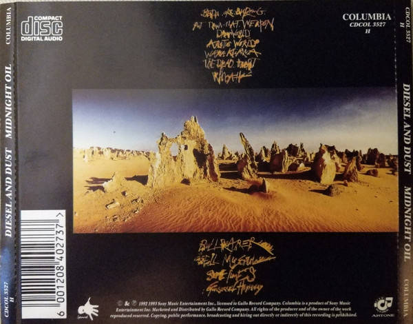 Midnight Oil - Diesel And Dust (CD)