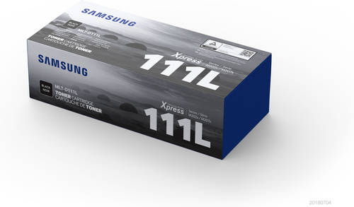 Original Samsung MLT-D111L High Yield Black Toner Cartridge (SU807A) (1,800 Pages)