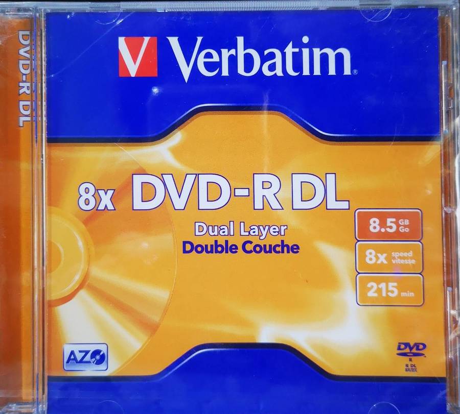 Verbatim 8x DVD-R DL [New]