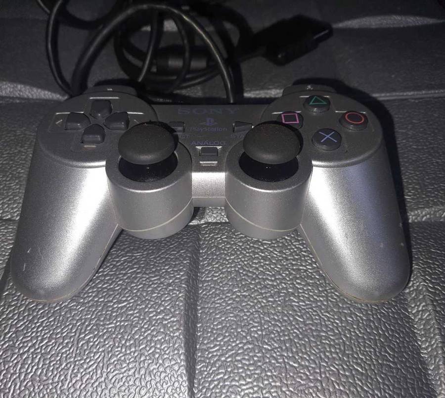 Playstation 2 Wired Controller (Silver) Used