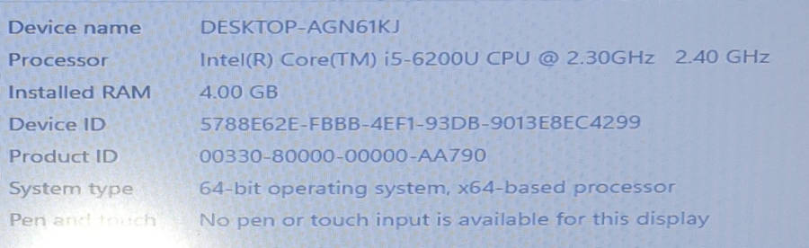 HP i5 6th Gen Laptop Used