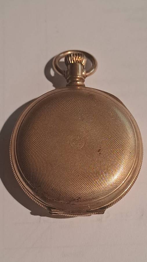 Globe WCCO American Waltham watch co gold pocket watch