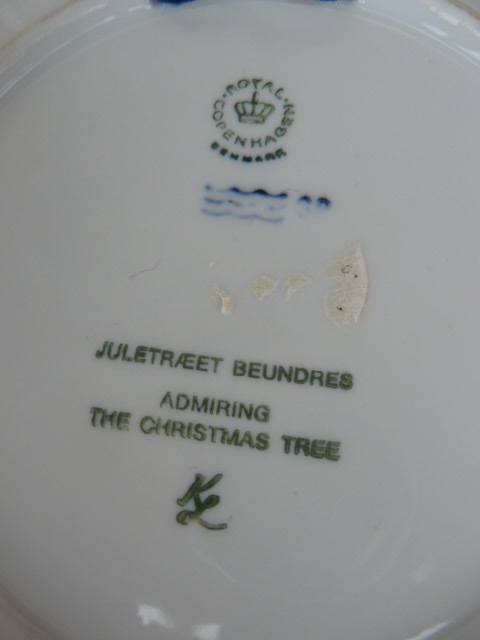 Porcelain Copenhagen plate