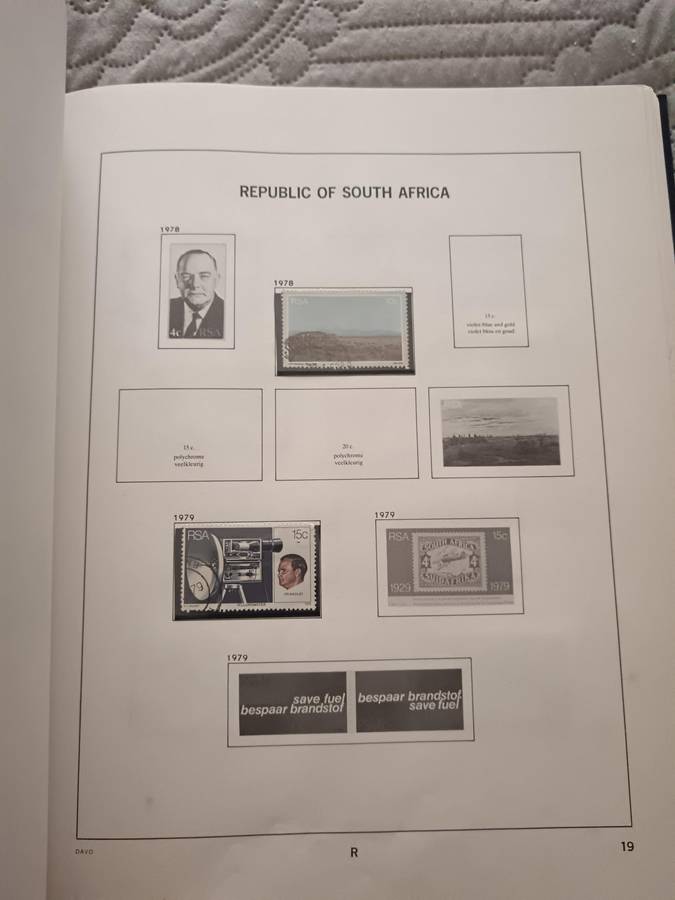 2 x  South African Stamp Albums with Stamps