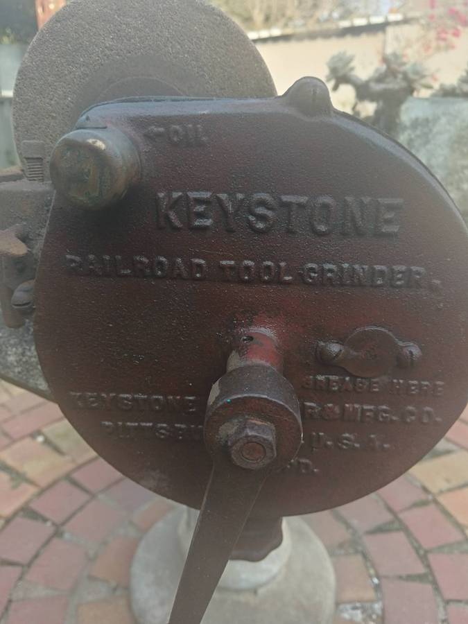Vintage Keystone Railroad Tool Grinder