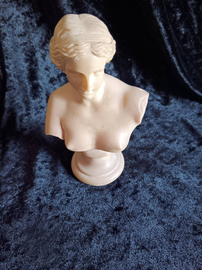 Vintage Venus Di Milo Bust Alabastor Composite