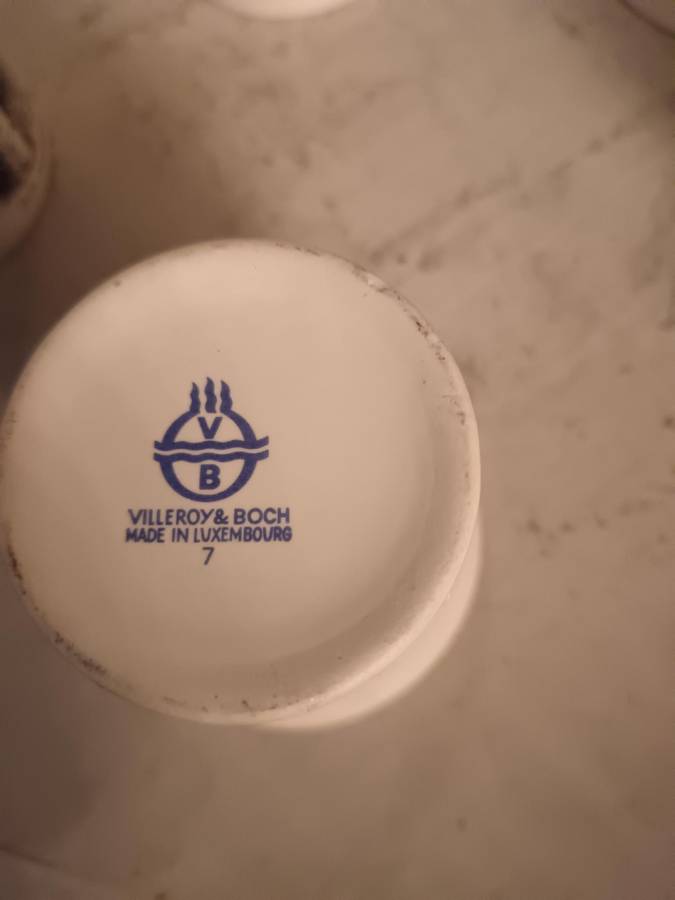 Villeroy & Boch Egg Cups x5 mde in Luxenbourg