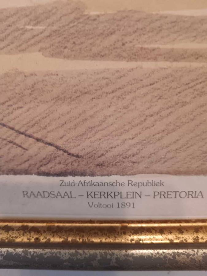 Malachi Smith Limited Edition Print 441 of 1500 Raadsaal Pretoria