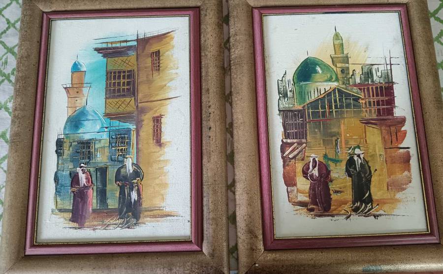 Pair of Morrocan Landscape Paintings