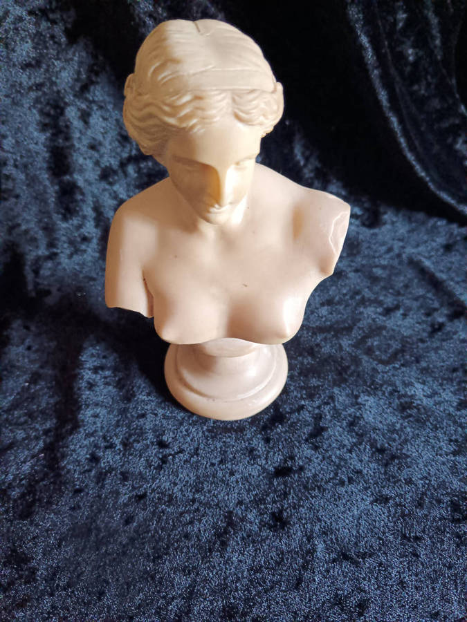 Vintage Venus Di Milo Bust Alabastor Composite