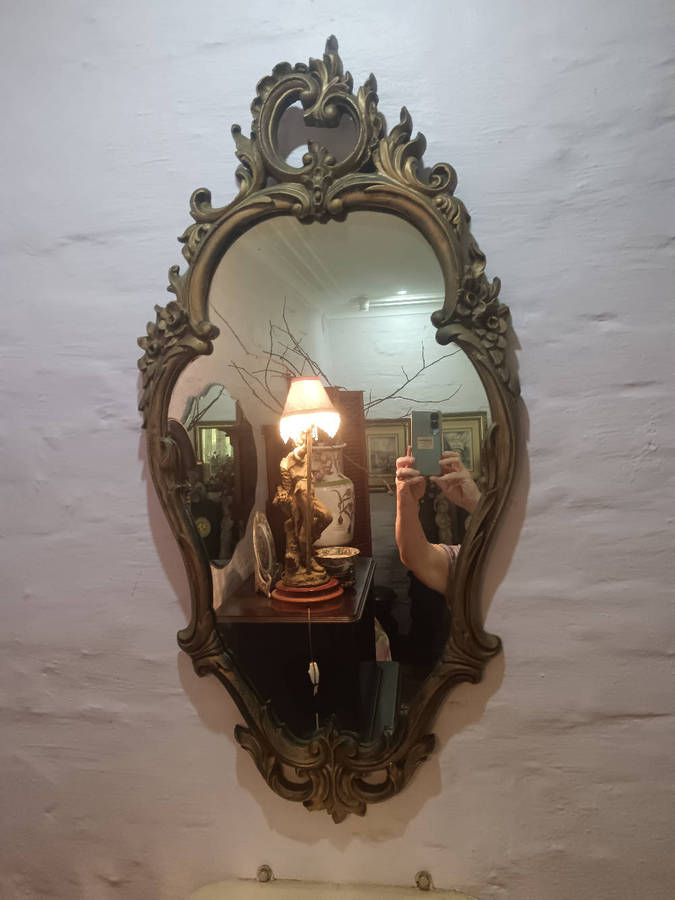 Vintage Baroque Framed Mirror