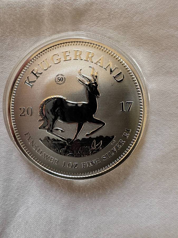 2017 Proof 1OZ Kruger Rand 50 year anniversary mintmark