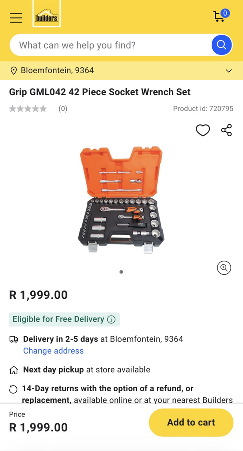 *Sealed* Grip 42pc Socket Set