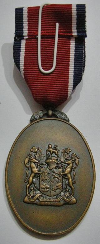 Full Size John Chard Medal NOT Numbered Thick Lettering Small Thin Suspender Ring