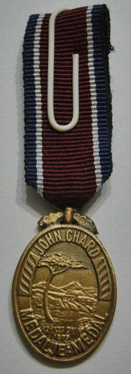 Miniature John Chard Medal Voided Acorn Light Type