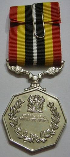 Full Size Southern Africa Medal Double Face Suspender Tall Grass Poor Detail Nr Engraved on Rim