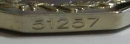 Full Size Southern Africa Medal Double Face Susp Tall Grass Poor Detail Number on Rim w/ Miniature