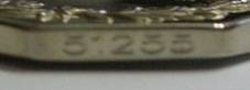 Full Size Southern Africa Medal Double Face Susp Tall Grass Poor Detail Number on Rim w/ Miniature