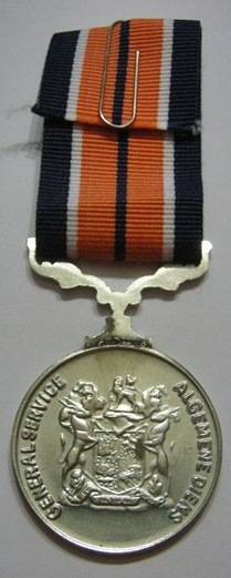 Full Size General Service Medal Numbered on Rim
