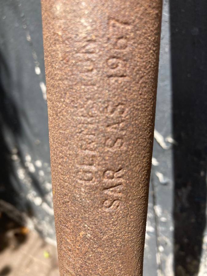 SAR Steam Loco Stokers Shovel 1967 ( 87 c 28 cm )