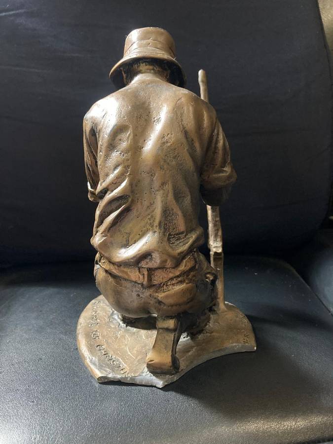 Bush War : Rare SADF soldier with Bible : Soldaat vir Christus ( 21 cm )