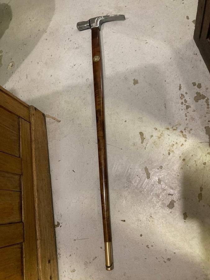 Rare Coalminers Deputy Walking Stick/ Measure Tool ( 89 cm )