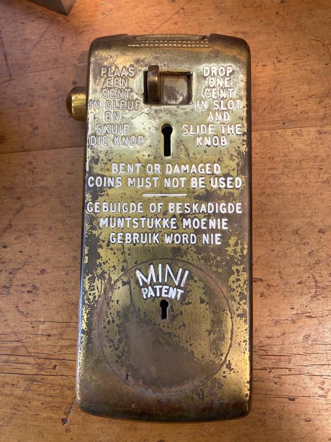 Brass Restroom Locking System ( Working )