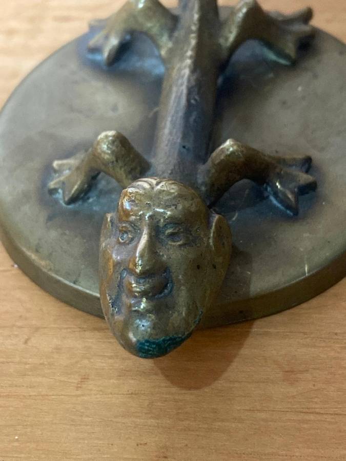 Pair of Brass Candelsticks ( 15 cm high)