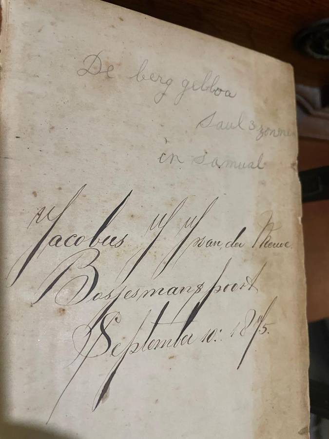 Beautiful Bijbel: Staten Generaal circa 1870, ( 23 x 15x 9cm )