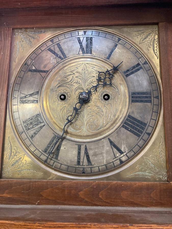 Rare Oak Longcase Clock circa 1780 , ( 212 c 53 x 26 cm )Working