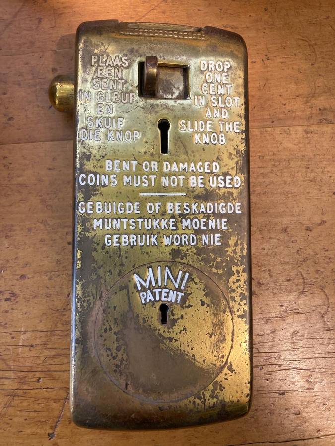 Brass Restroom Locking System ( Working )