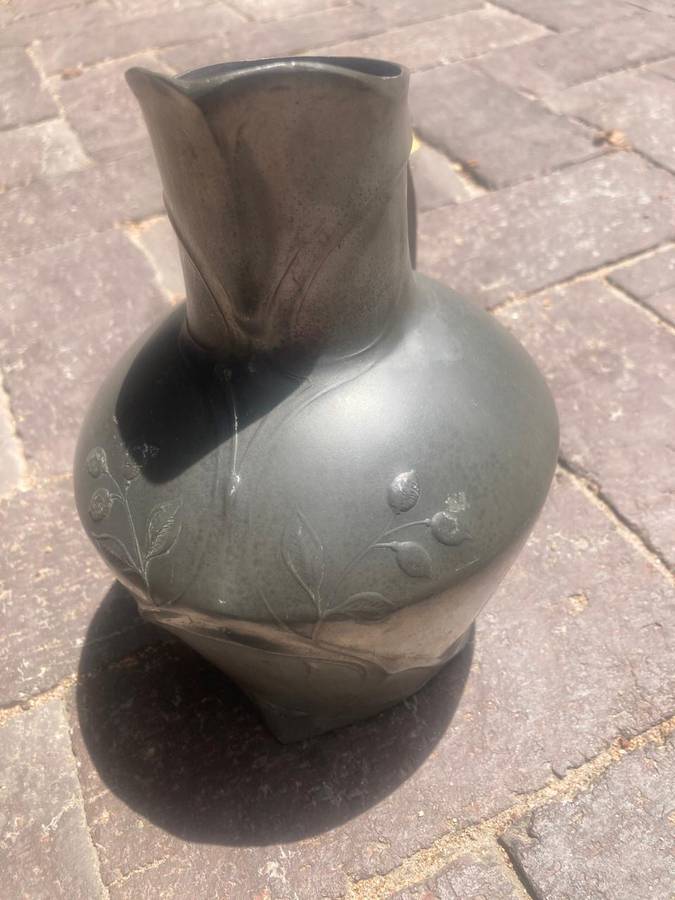Art Nouveau Pewter Jug ( 20 cm )