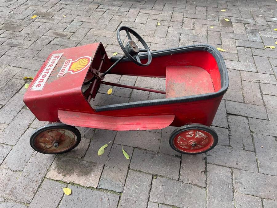 Vintage Tinplate Pedal Car