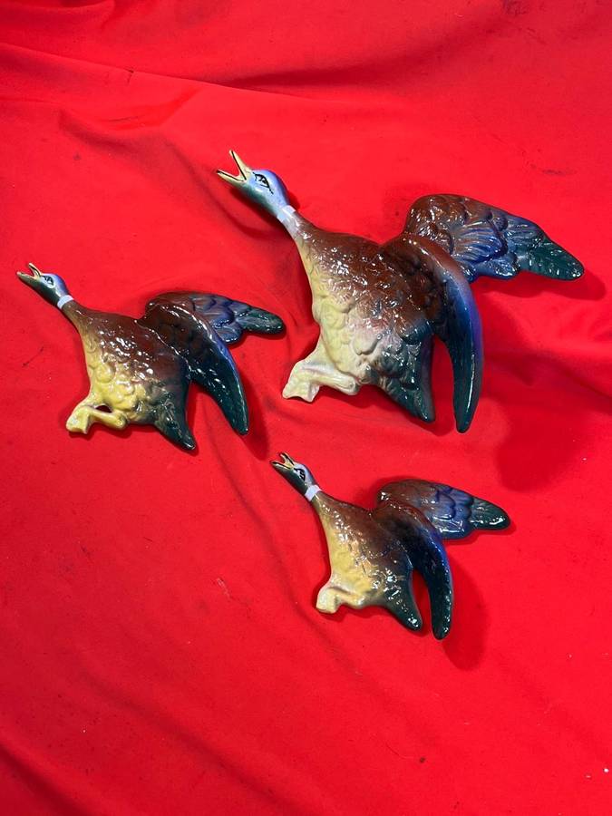 Set of 3 Lucia Flying Ducks