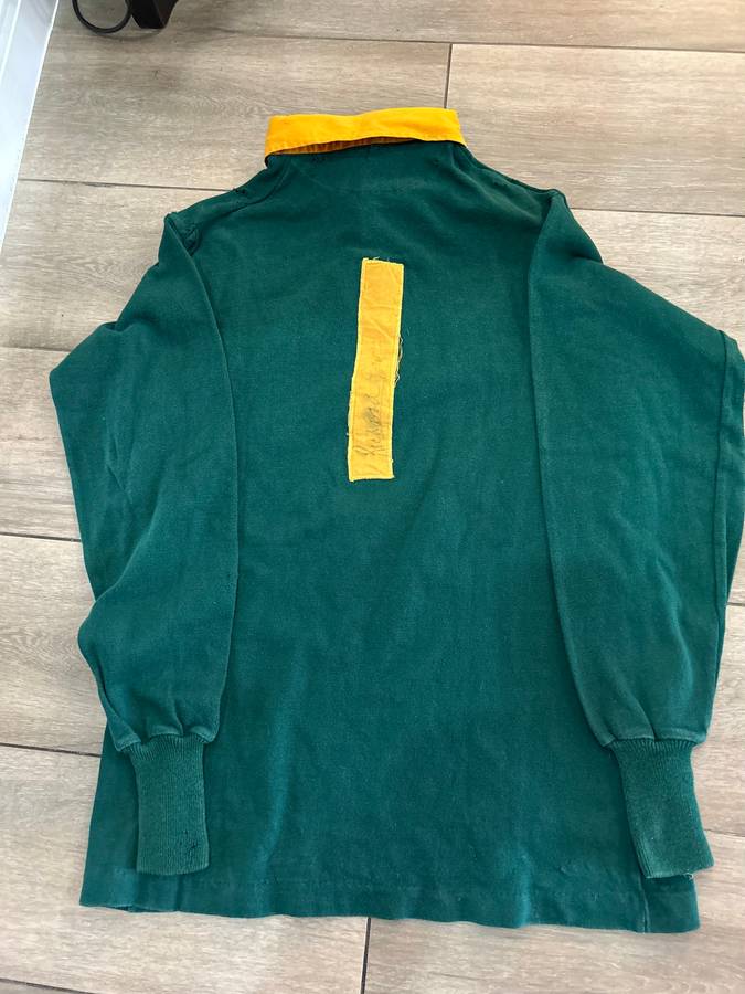 Rugby: Springbok Rugby Players Jersey 1984