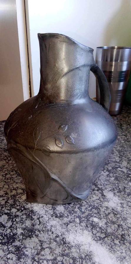 Art Nouveau Pewter Jug ( 20 cm )