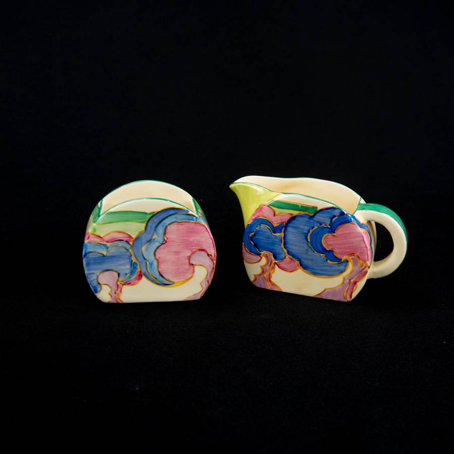 Clarice Cliff Bizarre Teaset Pieces