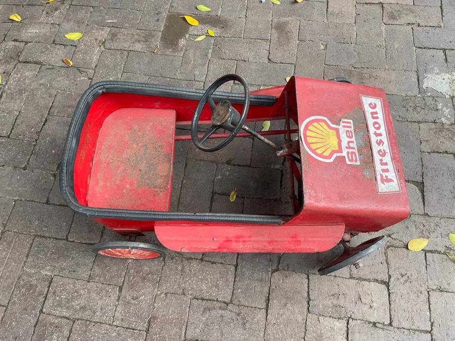 Vintage Tinplate Pedal Car