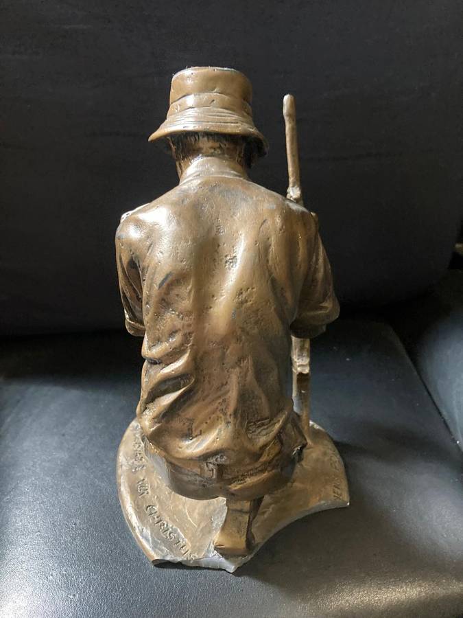 Bush War : Rare SADF soldier with Bible : Soldaat vir Christus ( 21 cm )