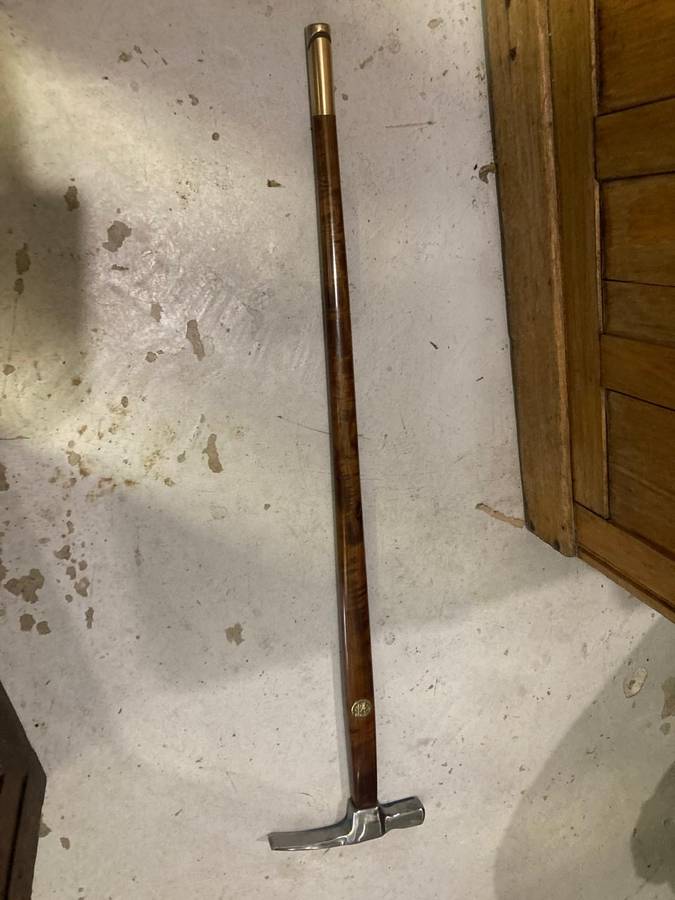 Rare Coalminers Deputy Walking Stick/ Measure Tool ( 89 cm )