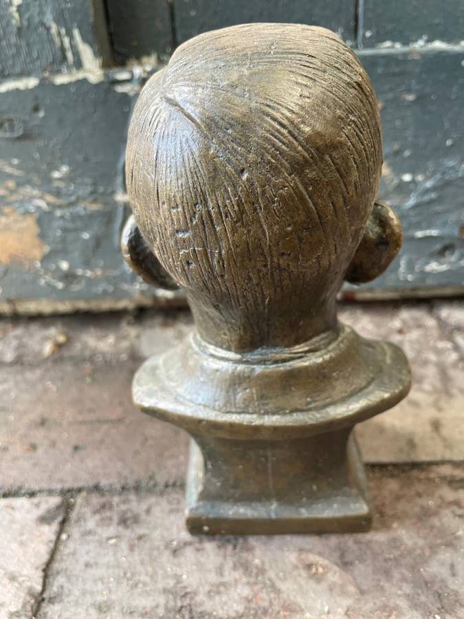 Boer War:Bronze Bust of Genl. De Wet ( Coert Steynberg) 18 cm