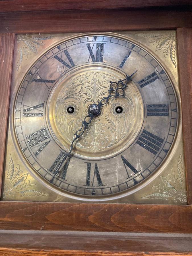 Rare Oak Longcase Clock circa 1780 , ( 212 c 53 x 26 cm )Working