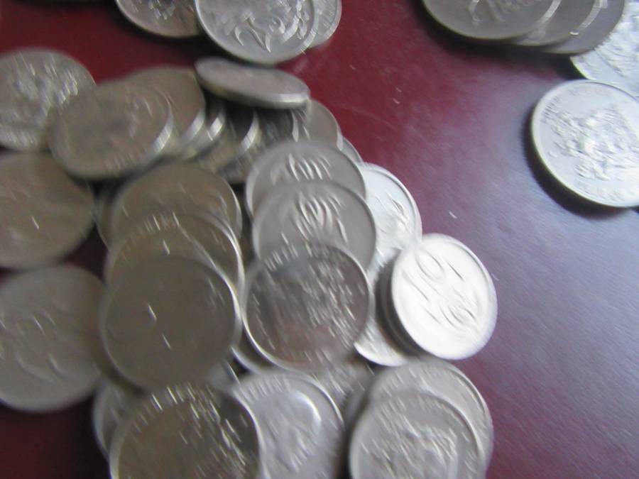 RSA NICKEL SELECTION - AS PER SCAN - VARIOUS YEARS - 176 ITEMS -INCL. DUPLICATIONS- BID PER ITEM -