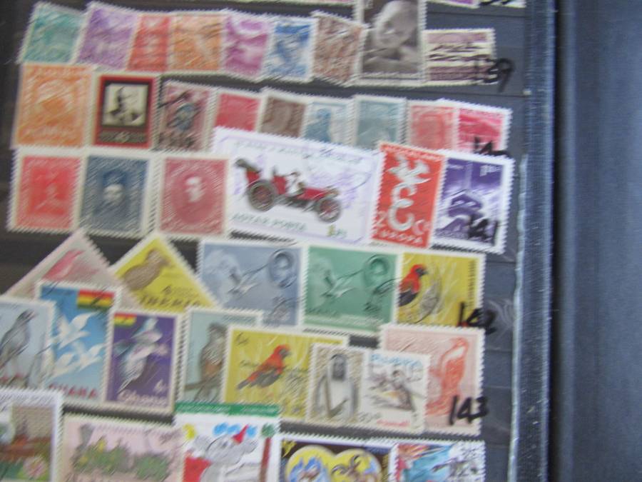 LARGE IDEAL ALBUM - 16 PAGES FILLED WITH INTERNATIONAL /THEMATIC STAMPS - AS PER SCAN - BID PER PAGE