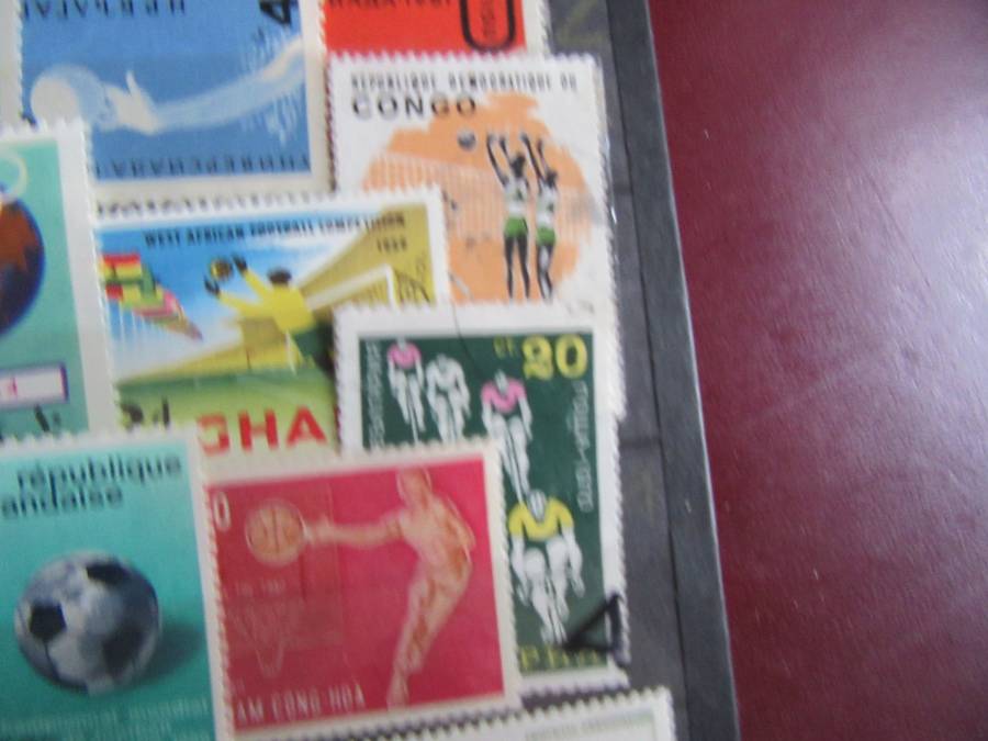 FOR THE SPORTS COLLECTOR - 50 VARIOUS INTERNATIONALS -   - CARD EXCLUDED - H2