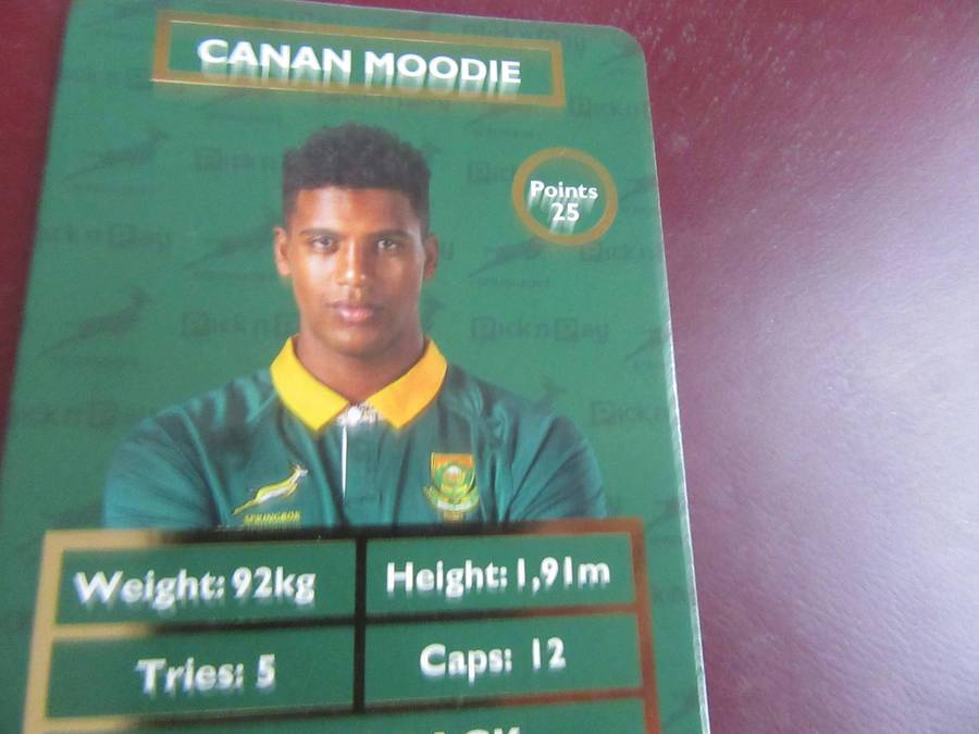 7 VARIOUS PICK 'N PAY RUGBY CARDS - AS PER SCAN -